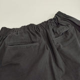 かぐれ コットンクロップドパンツ 定価15400円 GAA4-24M013 イージー クロップドパンツ 25SS ブラック レディース かぐれ/KAGURE【中古】6-0821M♪