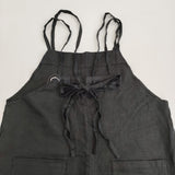 かぐれ 未使用品 リネンサロペット 定価18700円 GAA5-24M019 サロペット 25SS ブラック レディース かぐれ/KAGURE【中古】6-0821M♪