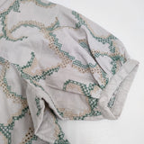 Sally Scott 刺繍 57-45-8024 半袖 ワンピース ライトグレー レディース サリースコット【中古】6-0817S◎