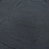 45R/45rpm 天竺のビッグスリットTシャツ ワイド コットン インディゴ Ｔシャツ カットソー ネイビー レディース フォーティーファイブアールピーエム【中古】6-0814M♪