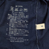 45R/45rpm 天竺 ノースリーブ インディゴ サイズ4 カットソー ネイビー ユニセックス フォーティーファイブアールピーエム【中古】6-0814S♪