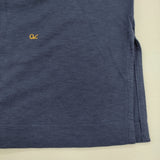 45R/45rpm 天竺のビッグスリットTシャツ ワイド コットン Ｔシャツ カットソー ネイビー レディース フォーティーファイブアールピーエム【中古】6-0814M♪