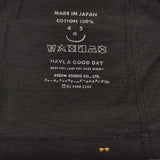 45R/45rpm 天竺の908馬モック コットンカットソー 長袖Ｔシャツ カットソー ロンＴ ブラック レディース フォーティーファイブアールピーエム【中古】6-0814M♪