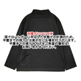 45R/45rpm 天竺の908馬モック コットンカットソー 長袖Ｔシャツ カットソー ロンＴ ブラック レディース フォーティーファイブアールピーエム【中古】6-0814M♪