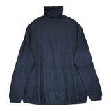 45R/45rpm 超ガーゼのタートルネックTシャツ インディゴ セーター ニット ネイビー レディース フォーティーファイブアールピーエム【中古】6-0814M♪