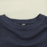 45R/45rpm KNITフレアT-SHIRT ニットフレアT ウール 定価37400円 セーター ニット ネイビー レディース フォーティーファイブアールピーエム【中古】6-0814T♪