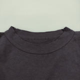45R/45rpm 天竺のビッグスリットTシャツ ワイド コットン Ｔシャツ カットソー ネイビー 濃紺 レディース フォーティーファイブアールピーエム【中古】6-0814M♪