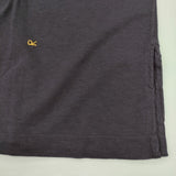 45R/45rpm 天竺のビッグスリットTシャツ ワイド コットン Ｔシャツ カットソー ネイビー 濃紺 レディース フォーティーファイブアールピーエム【中古】6-0814M♪