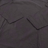 45R/45rpm 天竺のビッグスリットTシャツ ワイド コットン Ｔシャツ カットソー ネイビー 濃紺 レディース フォーティーファイブアールピーエム【中古】6-0814M♪