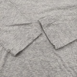 45R/45rpm フレアカットソー Aライン チュニック コットン 長袖Ｔシャツ カットソー ロンＴ グレー レディース フォーティーファイブアールピーエム【中古】6-0814M♪