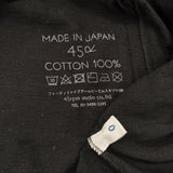45R/45rpm 馬比古チュニック 〇△□ コットンカットソー Tシャツ チュニック ブラック レディース フォーティーファイブアールピーエム【中古】6-0814M♪