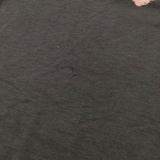 45R/45rpm 馬比古チュニック 〇△□ コットンカットソー Tシャツ チュニック ブラック レディース フォーティーファイブアールピーエム【中古】6-0814M♪