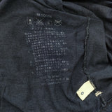 45R/45rpm 天竺 Tシャツワンピース インディゴ ワンピース ネイビー 濃紺 レディース フォーティーファイブアールピーエム【中古】6-0814S♪