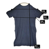 45R/45rpm 天竺 Tシャツワンピース インディゴ ワンピース ネイビー 濃紺 レディース フォーティーファイブアールピーエム【中古】6-0814S♪