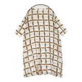 mina perhonen solmio クルーネックドレス ads3139 定価90200円 コットンシルク ワンピース 25SS ライトベージュ レディース ミナペルホネン【中古】6-0814M♪
