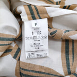 mina perhonen solmio クルーネックドレス ads3139 定価90200円 コットンシルク ワンピース 25SS ライトベージュ レディース ミナペルホネン【中古】6-0814M♪