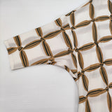 mina perhonen solmio クルーネックドレス ads3139 定価90200円 コットンシルク ワンピース 25SS ライトベージュ レディース ミナペルホネン【中古】6-0814M♪