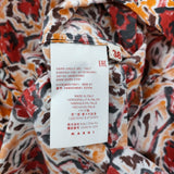 MARNI プルオーバーシャツドレス フラワープリント コットン サイズ38 花柄 ABMA0480A1 ワンピース レッド オレンジ レディース マルニ【中古】6-0814M♪