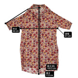 MARNI プルオーバーシャツドレス フラワープリント コットン サイズ38 花柄 ABMA0480A1 ワンピース レッド オレンジ レディース マルニ【中古】6-0814M♪