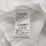 MARGARET HOWELL LIGHTWEIGHT LINEN SHIRT 定価36300円 578-6153251 サイズ1 リネン 長袖シャツ 26SS ホワイト レディース マーガレットハウエル【中古】6-0814M♪