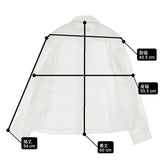 MARGARET HOWELL LIGHTWEIGHT LINEN SHIRT 定価36300円 578-6153251 サイズ1 リネン 長袖シャツ 26SS ホワイト レディース マーガレットハウエル【中古】6-0814M♪