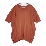 JOHN SMEDLEY シーアイランドコットン Sサイズ 半袖 ニット オレンジ レディース ジョンスメドレー【中古】6-0817S◎