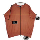 JOHN SMEDLEY シーアイランドコットン Sサイズ 半袖 ニット オレンジ レディース ジョンスメドレー【中古】6-0817S◎