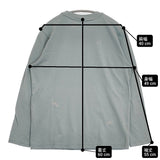 mina perhonen xs8390 choucho 定価9500円 コットン 日本製 サイズS 長袖Ｔシャツ カットソー ロンＴ ブルーグレー レディース ミナペルホネン【中古】6-0927M△