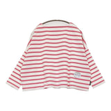 Traditional Weatherwear 新品 LYNE リン BMBシリーズ コーラルシロップ サイズS 定価14300円 長袖Ｔシャツ カットソー ロンＴ ピンク ホワイト レディース トラディショナルウェザーウェア【中古】6-0821M♪
