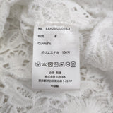 LAYAS レース半袖シャツ spick&span取り扱い 定価19800円 LAYS26SS-018-J ブラウス シャツ 26SS ホワイト レディース レイヤーズ【中古】6-0821S♪