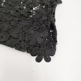 LAYAS レース半袖シャツ spick&span取り扱い 定価19800円 LAYS26SS-018-J ブラウス シャツ 26SS ブラック レディース レイヤーズ【中古】6-0821S♪