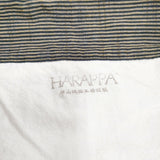 harappa 会津木綿 ぼかし縞 ショルダーバッグ ショルダーバッグ ネイビー ベージュ レディース はらっぱ【中古】6-0729G◎