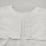 45R/45rpm 天竺のフレアTシャツ 定価18700円 長袖Ｔシャツ カットソー ロンＴ 26SS ホワイト レディース フォーティーファイブアールピーエム【中古】6-0811M♪