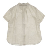 Pal'las Palace 山百合柄 コットンリネン FSH25207B サイズ3 ブラウス シャツ ベージュ レディース パラスパレス【中古】6-0817S◎