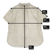 Pal'las Palace 山百合柄 コットンリネン FSH25207B サイズ3 ブラウス シャツ ベージュ レディース パラスパレス【中古】6-0817S◎
