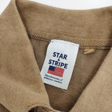 STAR&STRIPE 25SS オーバーFIT ポロプルオーバー 定価9350円 SSMD-092 ポロシャツ ブラウン レディース スターアンドストライプ【中古】6-0817S◎