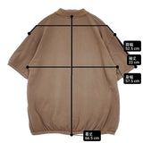 STAR&STRIPE 25SS オーバーFIT ポロプルオーバー 定価9350円 SSMD-092 ポロシャツ ブラウン レディース スターアンドストライプ【中古】6-0817S◎