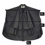 AEWEN MATOPH 25SS ラッフル ドルマンシャツ 定価23100円 8716-2-630060 ブラウス シャツ ブラック レディース イウエンマトフ【中古】6-0817S◎