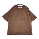 JOURNAL STANDARD LUXE 25SS プリントT LOOK UP THERE 定価8800円 25070440205120 半袖Ｔシャツ カットソー ブラウン レディース ジャーナルスタンダード ラックス【中古】6-0817S◎