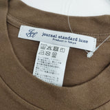 JOURNAL STANDARD LUXE 25SS プリントT LOOK UP THERE 定価8800円 25070440205120 半袖Ｔシャツ カットソー ブラウン レディース ジャーナルスタンダード ラックス【中古】6-0817S◎