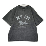 JOURNAL STANDARD L'essage ZEBRA Tシャツ 定価8800円 半袖Ｔシャツ カットソー 26SS チャコールグレー レディース ジャーナルスタンダードレサージュ【中古】6-0821S♪