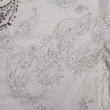 KAPITAL 天竺 リネン ペイズリーブッファンT パフスリーブカットソー 刺し子 サイズ0 XS Ｔシャツ カットソー ホワイト レディース キャピタル【中古】6-0930M∞