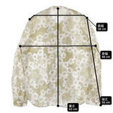 mina perhonen flower dance フラワープリント タックフリル xs1958 ブラウス シャツ マルチカラー レディース ミナペルホネン【中古】6-0930M∞