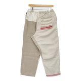 TIGRE BROCANTE REMAKE EURO LINEN SHEETS MIX TAGOSAKU PANTS リメイクユーロリネンシーツミックスタゴサクパンツ パンツ ベージュ レディース ティグルブロカンテ【中古】6-0821M♪
