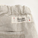 TIGRE BROCANTE REMAKE EURO LINEN SHEETS MIX TAGOSAKU PANTS リメイクユーロリネンシーツミックスタゴサクパンツ パンツ ベージュ レディース ティグルブロカンテ【中古】6-0821M♪