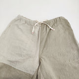 TIGRE BROCANTE REMAKE EURO LINEN SHEETS MIX TAGOSAKU PANTS リメイクユーロリネンシーツミックスタゴサクパンツ パンツ ベージュ レディース ティグルブロカンテ【中古】6-0821M♪