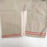 TIGRE BROCANTE REMAKE EURO LINEN SHEETS MIX TAGOSAKU PANTS リメイクユーロリネンシーツミックスタゴサクパンツ パンツ ベージュ レディース ティグルブロカンテ【中古】6-0821M♪