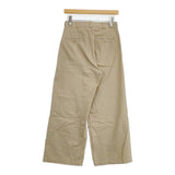 YAECA ワイドパンツ コットン 68603 日本製 サイズ28 チノパンツ カーキ KHAKI ベージュ レディース ヤエカ【中古】6-0927G△