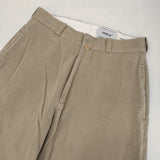 YAECA ワイドパンツ コットン 68603 日本製 サイズ28 チノパンツ カーキ KHAKI ベージュ レディース ヤエカ【中古】6-0927G△