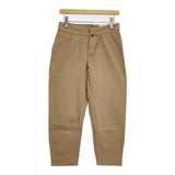 YAECA YAECA WRITE リネン混 90605 テーパードパンツ 日本製 サイズM パンツ カーキ KHAKI ベージュ レディース ヤエカ【中古】6-0927M△